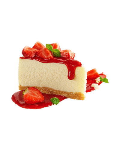 Tropical mousse cake with  mango & passion fruit